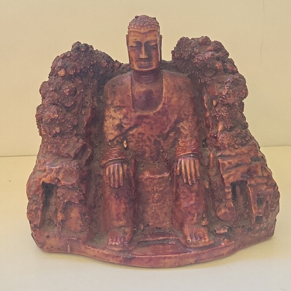 Wood Carved Buddha Sculpture